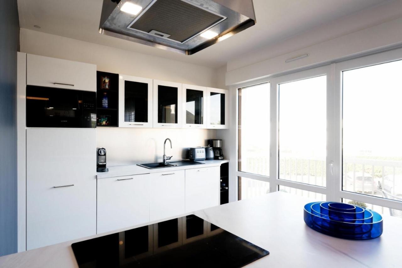 Le Luxe & Votre Vue Mer A Ouistreham Riva Bella 외부 사진