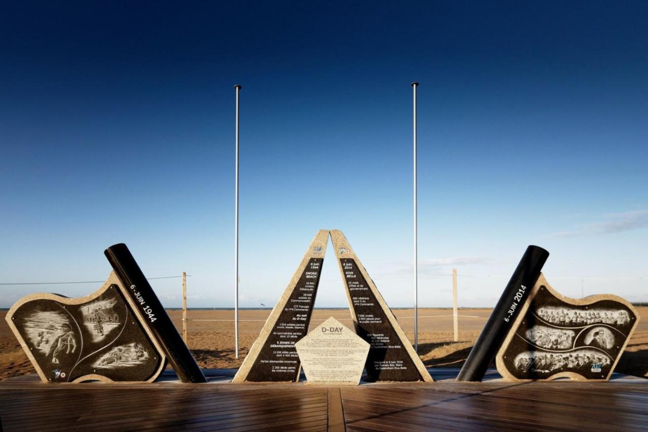 Le Luxe & Votre Vue Mer A Ouistreham Riva Bella 외부 사진